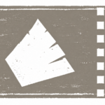 a grey sign in woodcut style with the logo of metaneering sarl, luxembourg (pyramide)